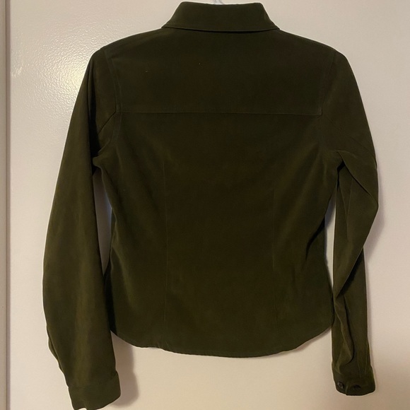 Carolina girls velvet button down - size large - Picture 3 of 5